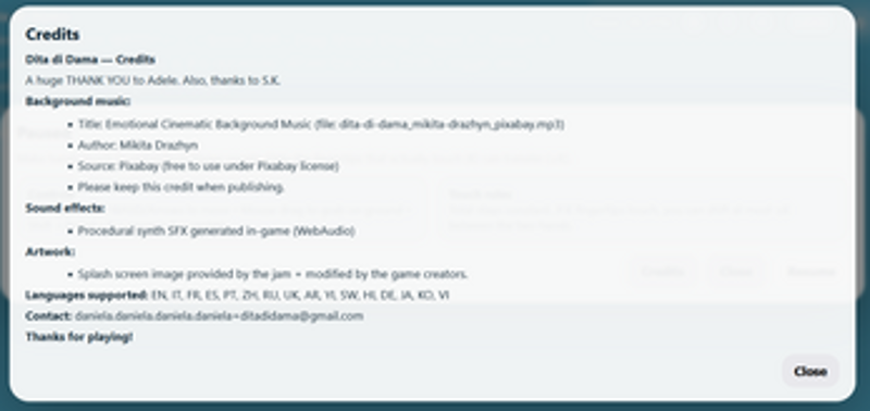 Dita di Dama screenshot