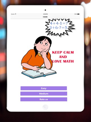 easy math game  + Image