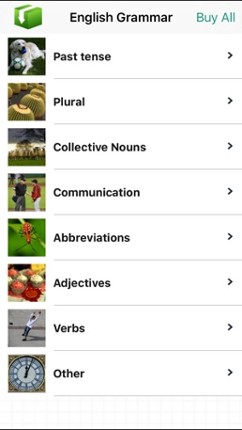 English Grammar With Photos (Learning &amp; Practice) screenshot