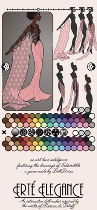 Erte Elegance Dress Up screenshot