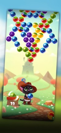Fruity Cat Pop: bubble shooter screenshot