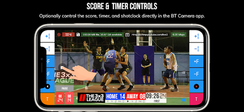 BT Basketball Camera Image
