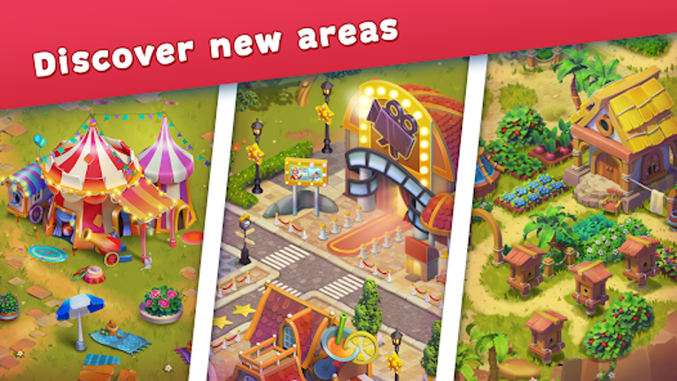 Gem Valley - Match 3 & Restore screenshot