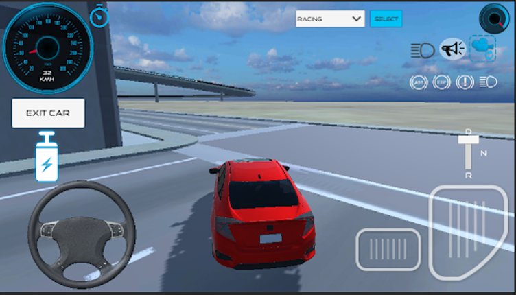 Honda Civic Car Game screenshot