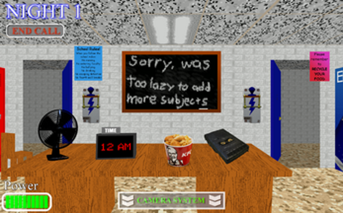 Five Nights At Baldi's Redone screenshot