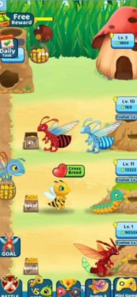 Monster vs Ant -battle & build screenshot