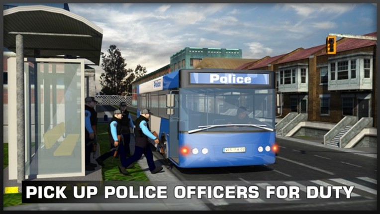Police Prison Bus Driver Job 3D: Drive Coach &amp; Transport Criminals to City Jail screenshot