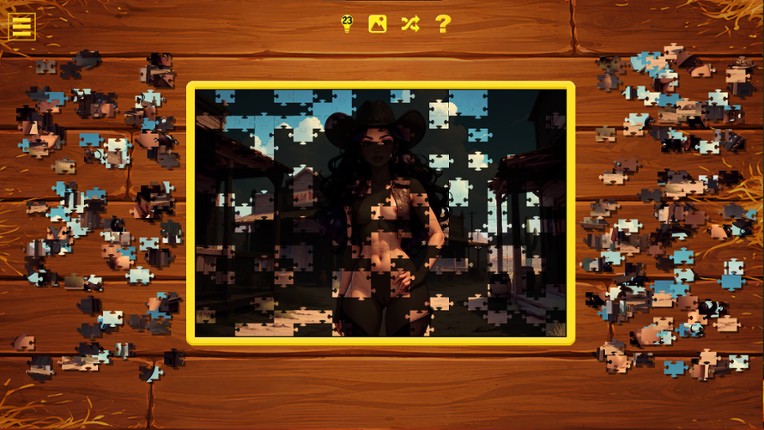Wild West Desire - Naughty Jigsaw screenshot