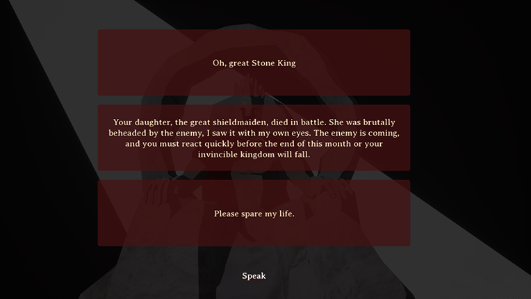 A Message for the Stone King screenshot