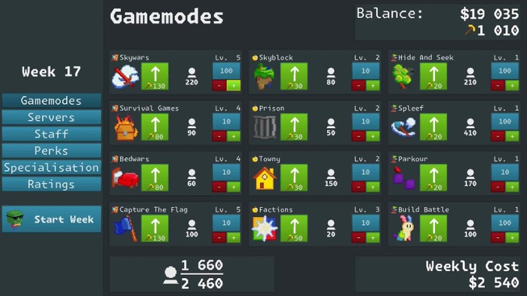 Cube Game Server Boss screenshot