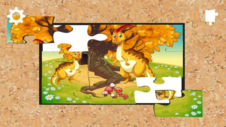 Dino Jigsaw Puzzles pre k 7 year old activities Image