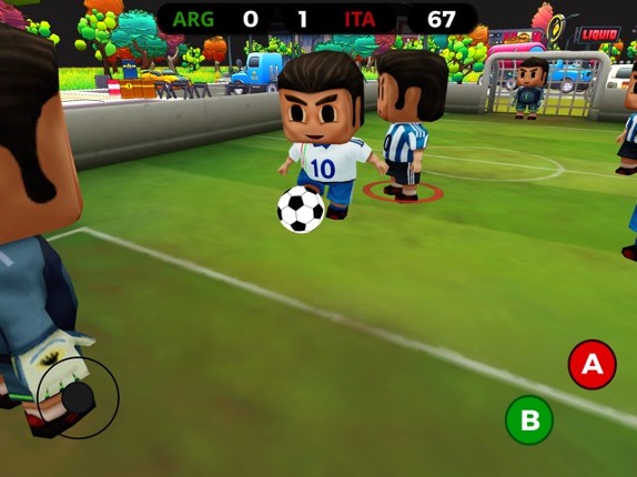 Funky Soccer 3D Image