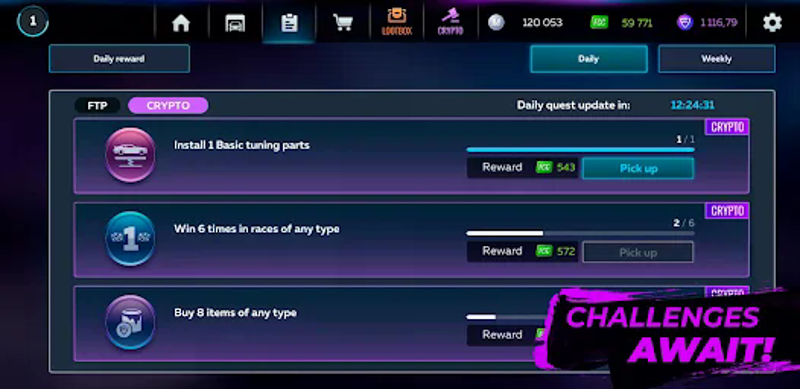 Action - Crypto Race Image