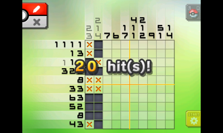 Pokémon Picross screenshot