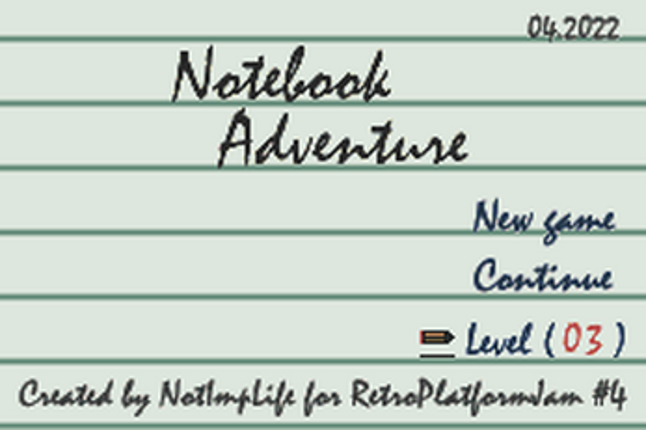 Notebook Adventure screenshot