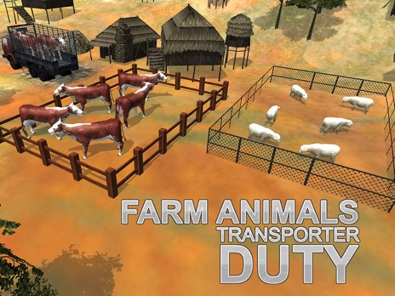 Offroad Transport Farm Animals – Truck driving &amp; parking simulator game screenshot