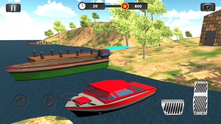 Real Police Boat Parking Simulator Game 3d Image