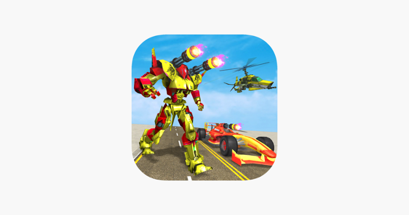 Robot Race Car Transformation Game Cover