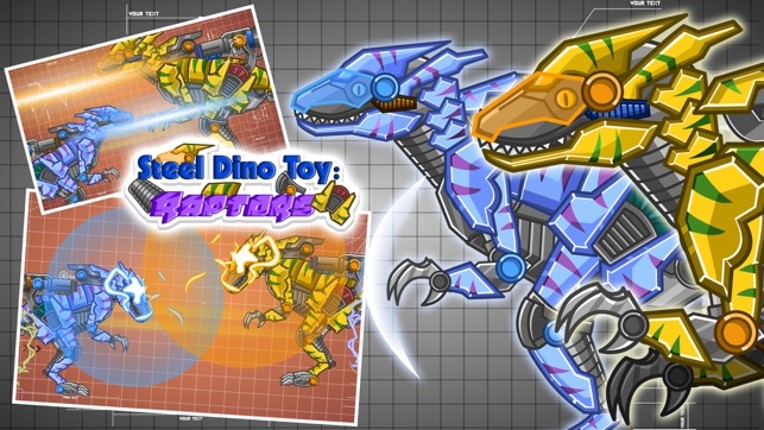 Steel Dino Toy：Mechanic Raptors - 2 player game Image