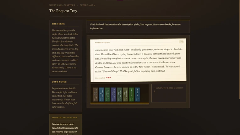 The Night Librarian Image