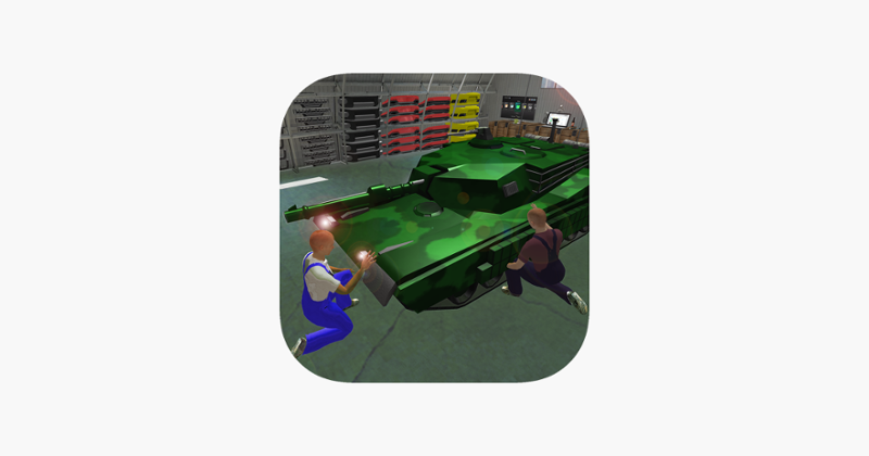 US Military Tank Mechanic Garage – Repair Workshop Image