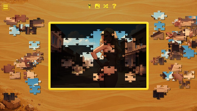 Wild West Desire - Naughty Jigsaw screenshot