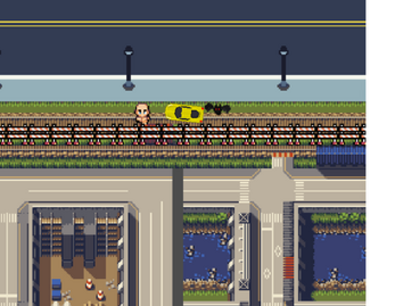 Yellow Drift: Bat-Invasion Image