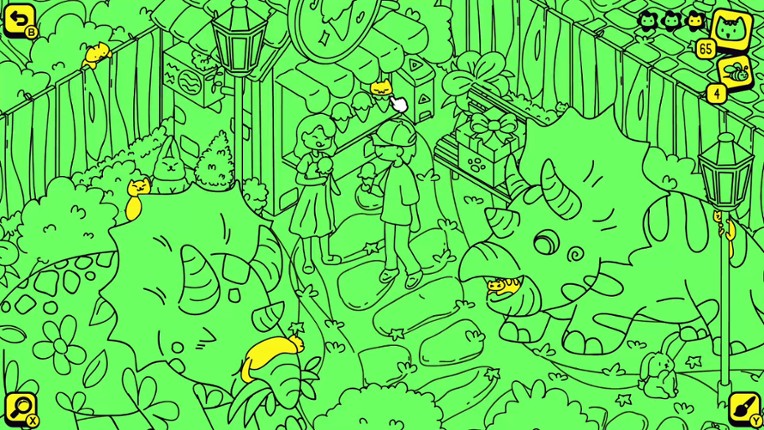 Cats and Seek : Dino Park screenshot