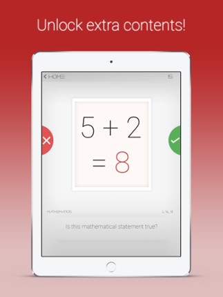Crack Math - Free Endless Trivia Game For Boys and Girls screenshot