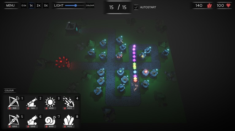 Dark Gem Tower Defense screenshot