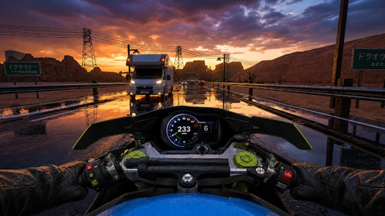 Highway Moto Rush: Traffic Image
