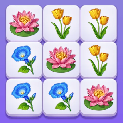 Bloom Tiles: Flower Match Game Image
