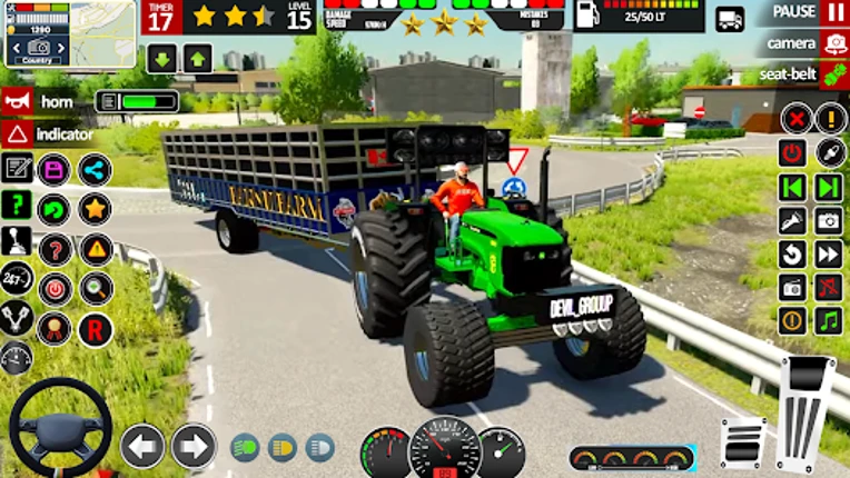 Farm Tractor Simulator Game Image
