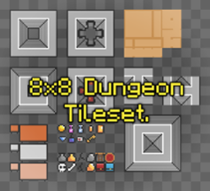 8x8 Dungeon Tileset by FuminoStudios Image