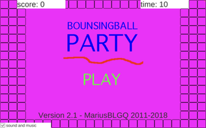 Bounsingball Party screenshot