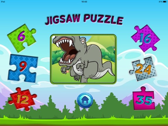 Jigsaw Puzzle Dinosaur Magic Board Fun for Kids screenshot