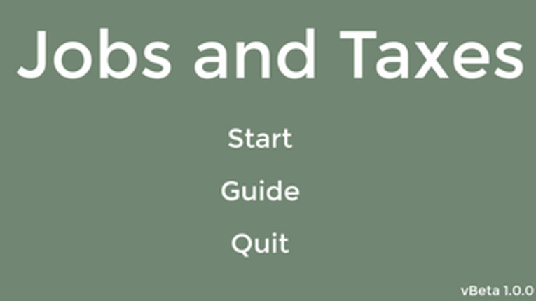 Jobs And Taxes screenshot