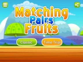 Matching Pairs Fruits-Flashcard Game For Toddlers Image