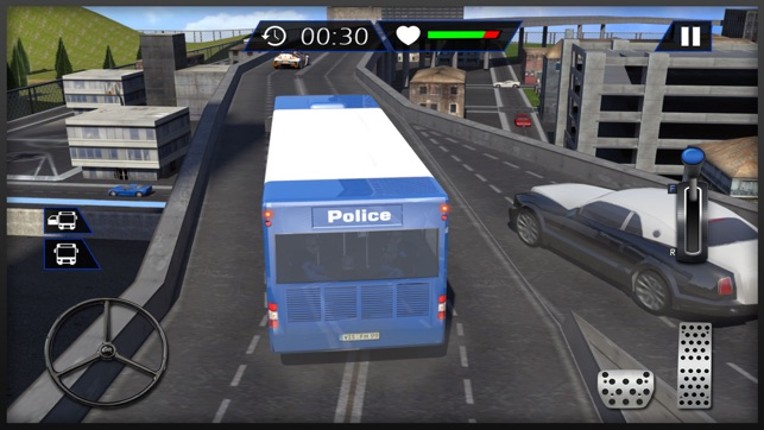 Police Prison Bus Driver Job 3D: Drive Coach &amp; Transport Criminals to City Jail screenshot