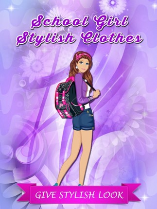 School Girl Stylish Clothes - Dress Up Game for Girls and Kids screenshot