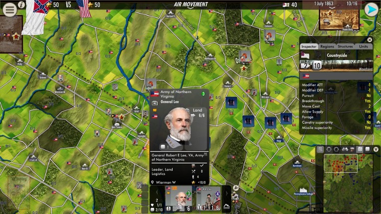 SGS Battle for: Gettysburg screenshot
