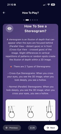 Stereogram Game: Magic Eye Image