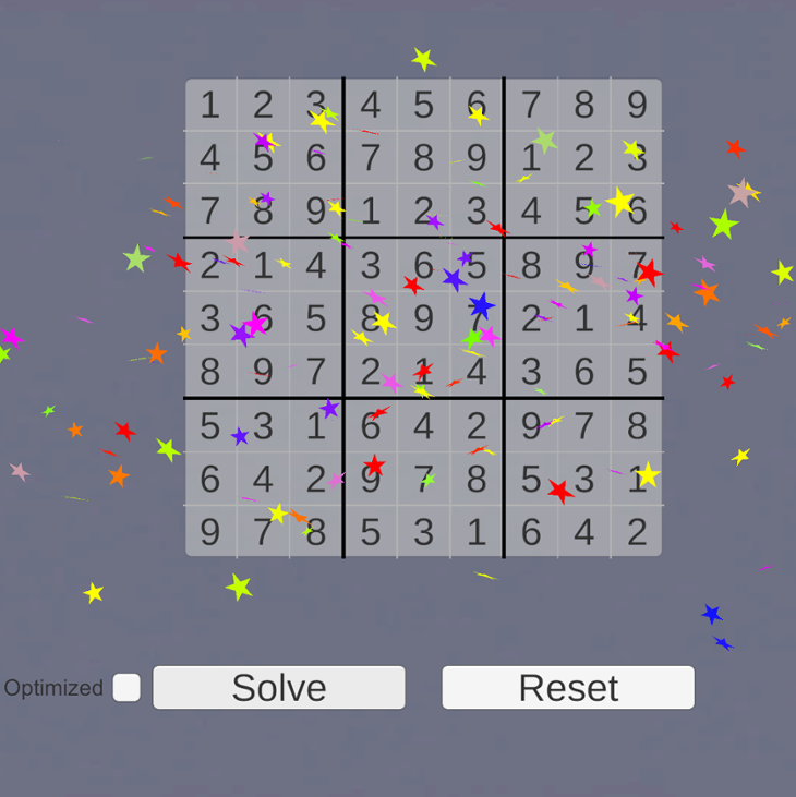Games like Sudoku Solver (Unity)