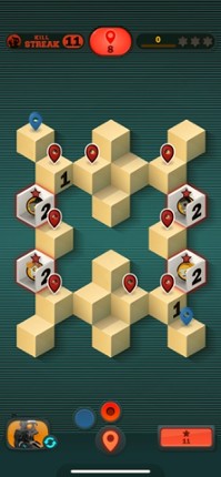Zombie Sweeper: Action Puzzle screenshot