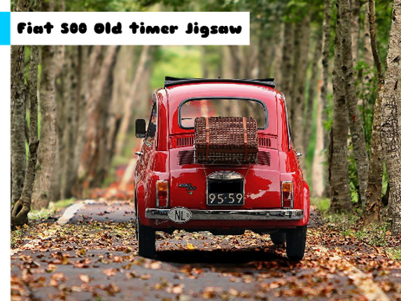 Fiat 500 Old Timer Jigsaw Image
