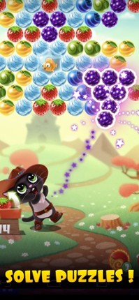 Fruity Cat Pop: bubble shooter screenshot
