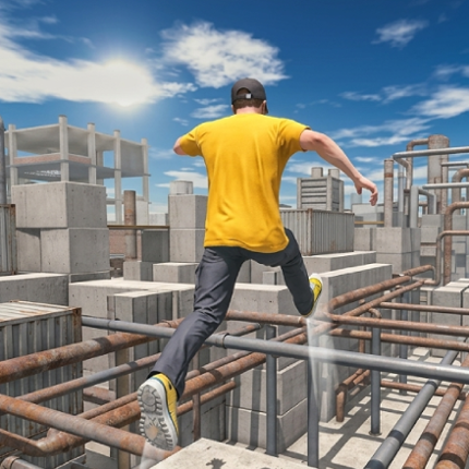 Only Up Sky Rooftop Parkour 3D Image