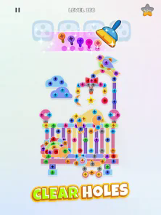 Unscrew Nuts Sort: Pin Puzzle screenshot