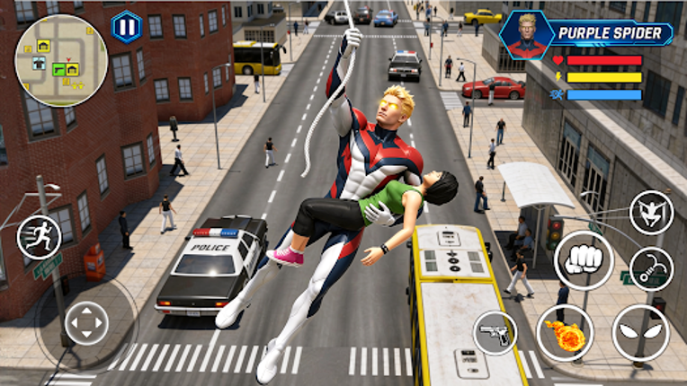 Rope Flying Hero Prime screenshot