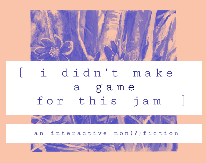 Games like i didn't make a game for this jam